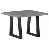 Coffee Table with Live Edges 60x60x40 cm Solid Acacia Wood - Extra Image