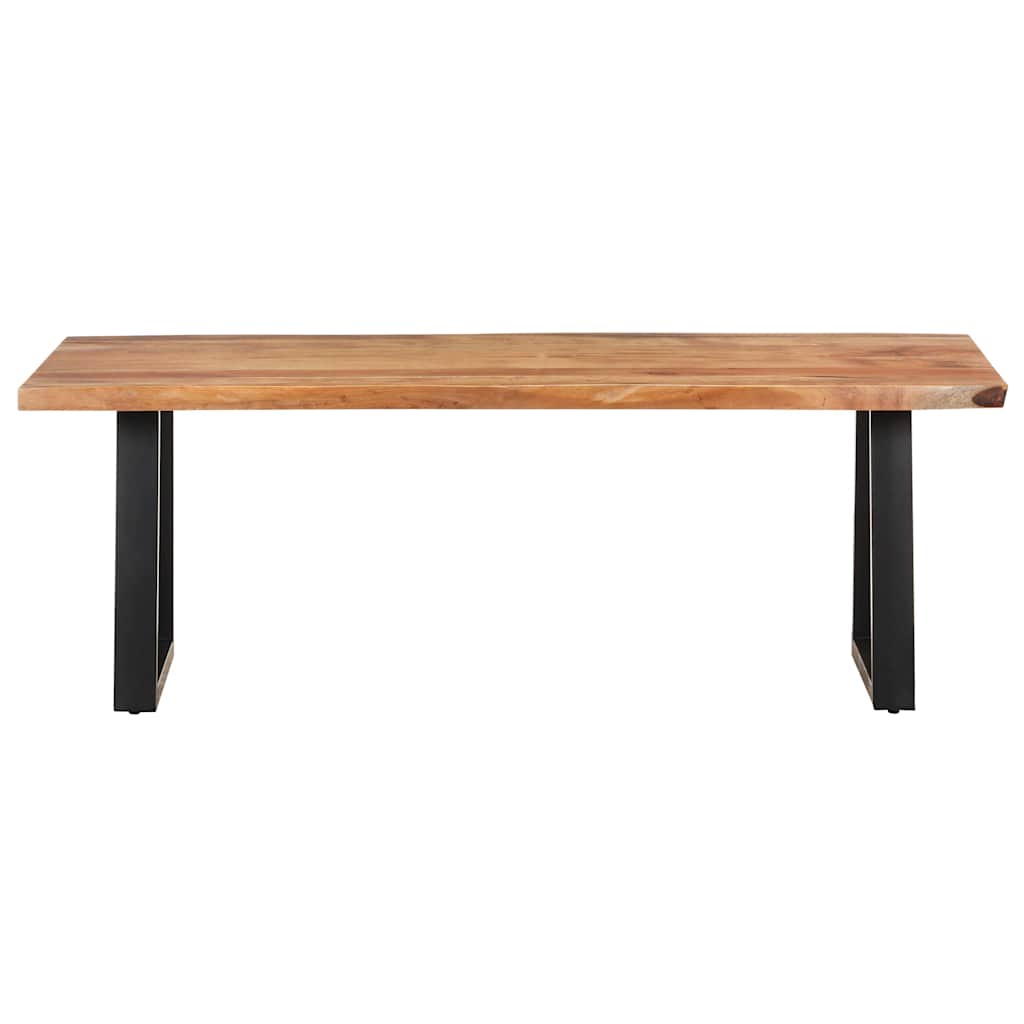 Coffee Table with Live Edges 115x60x40 cm Solid Acacia Wood