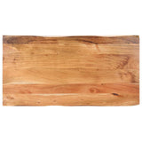 Coffee Table with Live Edges 115x60x40 cm Solid Acacia Wood