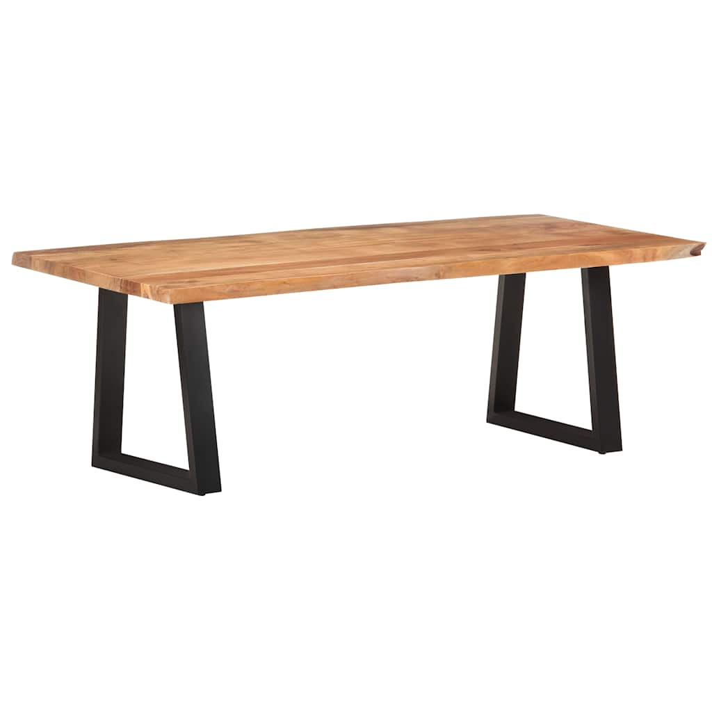 Coffee Table with Live Edges 115x60x40 cm Solid Acacia Wood