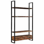 Bookshelf 118x30x200 cm Solid Reclaimed Wood