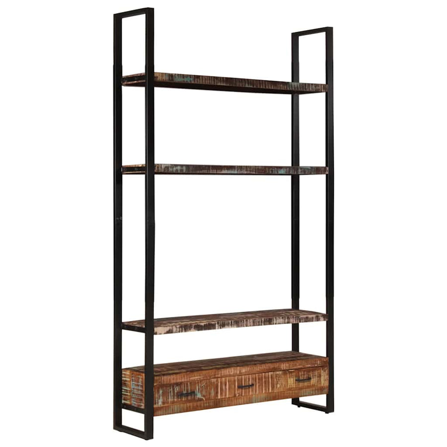 Bookshelf 118x30x200 cm Solid Reclaimed Wood