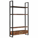 Bookshelf 118x30x200 cm Solid Reclaimed Wood