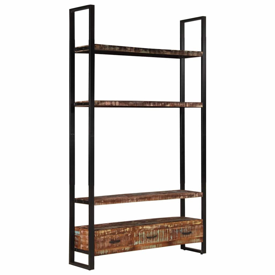 Bookshelf 118x30x200 cm Solid Reclaimed Wood