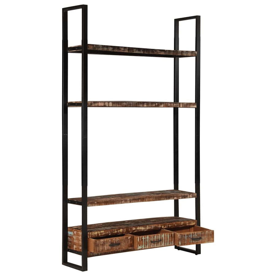 Bookshelf 118x30x200 cm Solid Reclaimed Wood