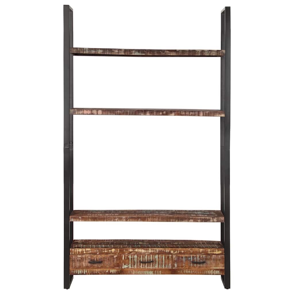 Bookshelf 118x30x200 cm Solid Reclaimed Wood