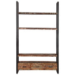 Bookshelf 118x30x200 cm Solid Reclaimed Wood