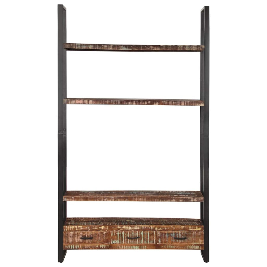 Bookshelf 118x30x200 cm Solid Reclaimed Wood