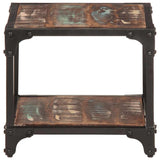 Coffee Table 40x40x36 cm Solid Reclaimed Wood - 45-Degree Angle