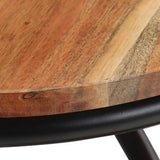 End Table 40x40x52 cm Solid Acacia Wood - 45-Degree Angle