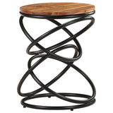 End Table 40x40x52 cm Solid Acacia Wood - Extra Image