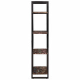 4-Tier Bookcase 80x40x180 cm Solid Reclaimed Wood