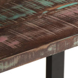 4-Tier Bookcase 80x40x180 cm Solid Reclaimed Wood - Close-Up Angle