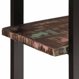 4-Tier Bookcase 80x40x180 cm Solid Reclaimed Wood - Low Angle