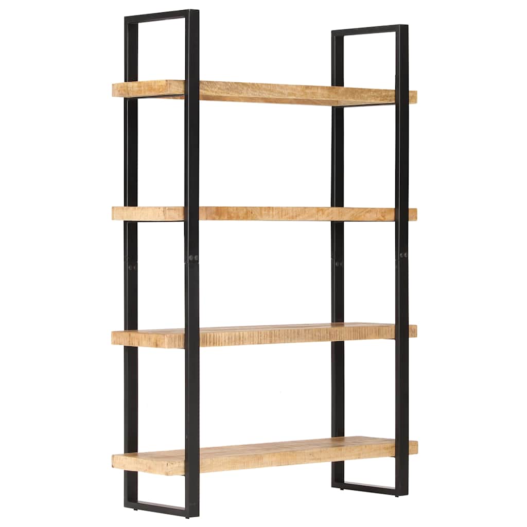 4-Tier Bookcase 120x40x180 cm Rough Mango Wood
