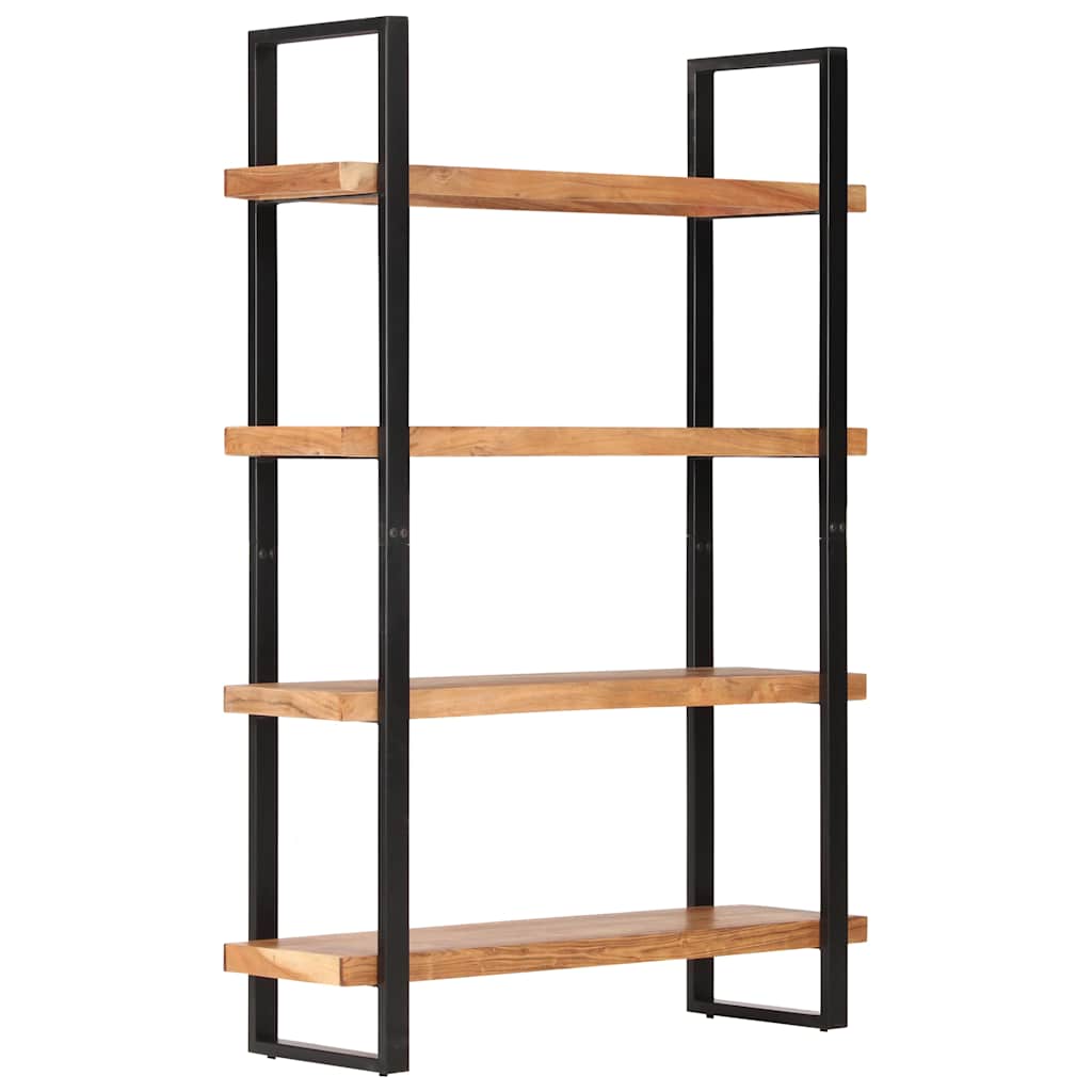 4-Tier Bookcase 120x40x180 cm Solid Acacia Wood