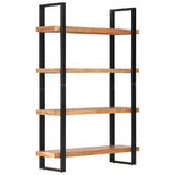 4-Tier Bookcase 120x40x180 cm Solid Acacia Wood - Low Angle