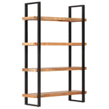 4-Tier Bookcase 120x40x180 cm Solid Acacia Wood