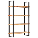 4-Tier Bookcase 120x40x180 cm Solid Acacia Wood
