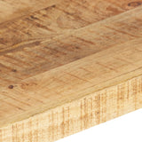 4-Tier Bookcase 160x40x180 cm Rough Mango Wood - 45-Degree Angle
