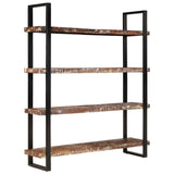 4-Tier Bookcase 160x40x180 cm Solid Reclaimed Wood