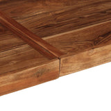 4-Tier Bookcase 160x40x180 cm Solid Acacia Wood - Close-Up Angle