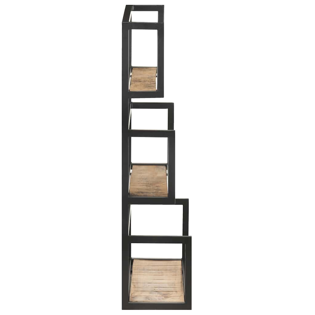 Wall Shelf 60x20x85 cm Rough Mango Wood