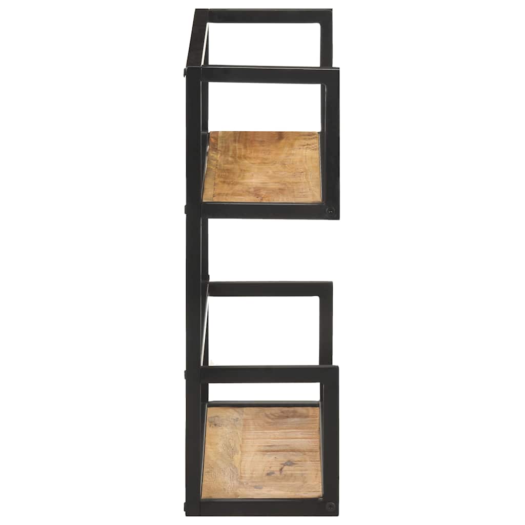 Wall Shelf 60x20x60 cm Rough Mango Wood