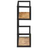 Wall Shelf 60x20x60 cm Rough Mango Wood