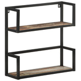 Wall Shelf 60x20x60 cm Solid Reclaimed Wood
