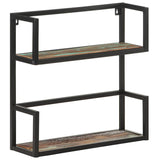 Wall Shelf 60x20x60 cm Solid Reclaimed Wood - Extra Image