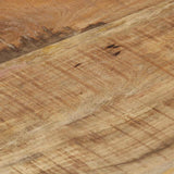 Bench 110 cm Rough Mango Wood - 45-Degree Angle