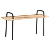 Bench 110 cm Rough Mango Wood - Extra Image
