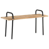 Bench 110 cm Rough Mango Wood - Extra Image