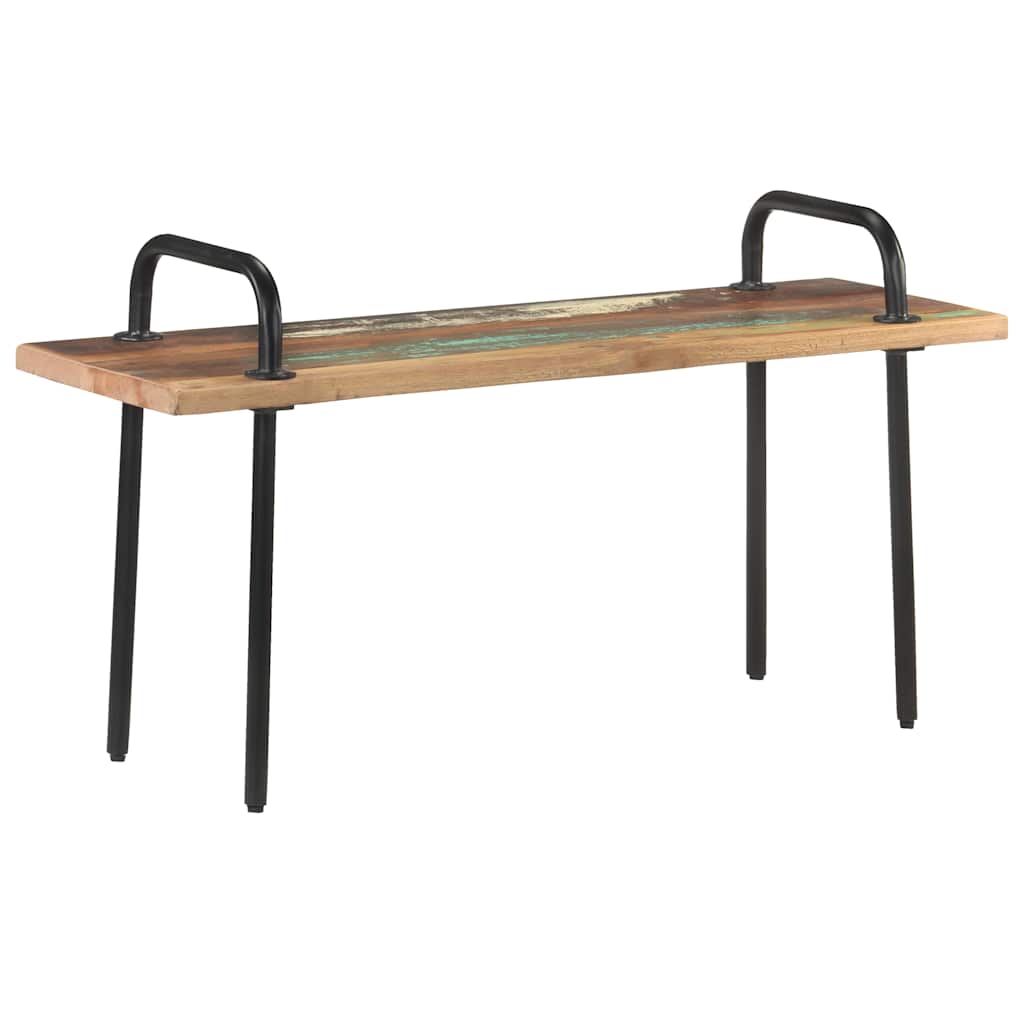 Bench 110 cm Solid Reclaimed Wood