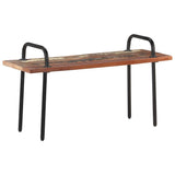 Bench 110 cm Solid Reclaimed Wood