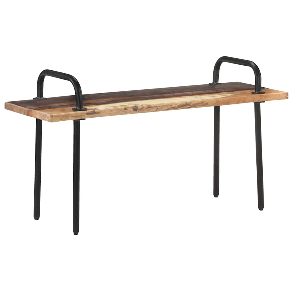 Bench 110 cm Solid Reclaimed Wood