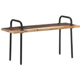 Bench 110 cm Solid Reclaimed Wood - Extra Image
