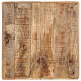 Bistro Table 60x60x77 cm Rough Mango Wood - Rear View