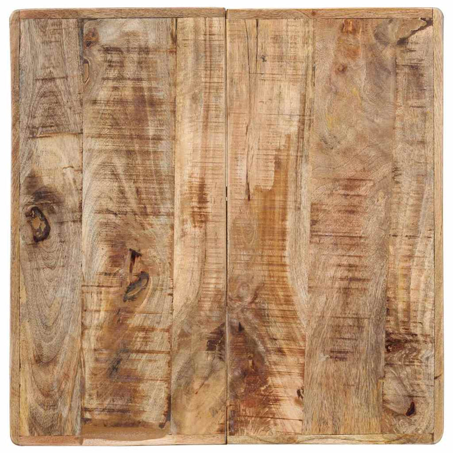 Bistro Table 60x60x77 cm Rough Mango Wood