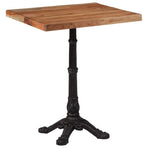 Bistro Table 60x60x76 cm Solid Acacia Wood