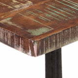 Bistro Table 60x60x76 cm Solid Reclaimed Wood - Low Angle