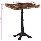 Bistro Table 60x60x76 cm Solid Reclaimed Wood - Extra Image