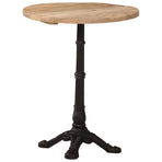 Bistro Table Ø60x76 cm Rough Mango Wood