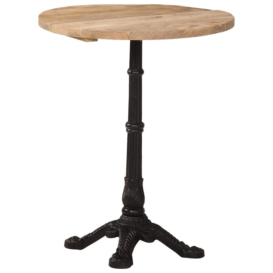 Bistro Table Ø60x76 cm Rough Mango Wood