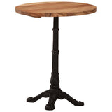 Bistro Table Ø60x76 cm Solid Acacia Wood