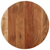 Bistro Table Ø60x76 cm Solid Acacia Wood - 45-Degree Angle