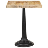 Bistro Table 60x60x76 cm Rough Mango Wood