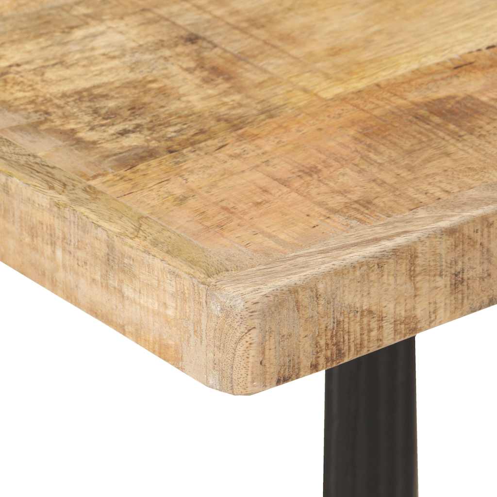 Bistro Table 60x60x76 cm Rough Mango Wood