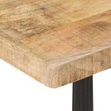 Bistro Table 60x60x76 cm Rough Mango Wood